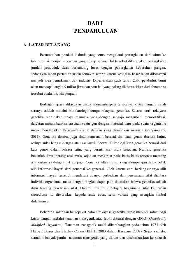 Yuk Simak 5+ Contoh Ide Kata Pengantar Makalah Rekayasa Genetika 