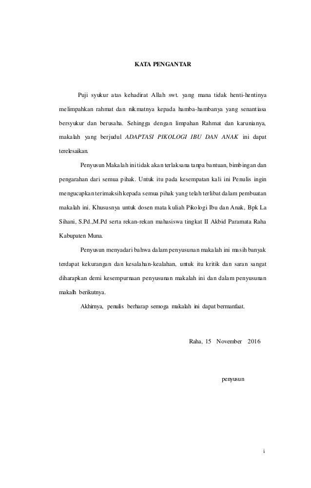 Makalah psikologi ibu dan anak 2
