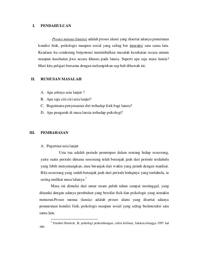 Makalah Psikologi Perkembangan