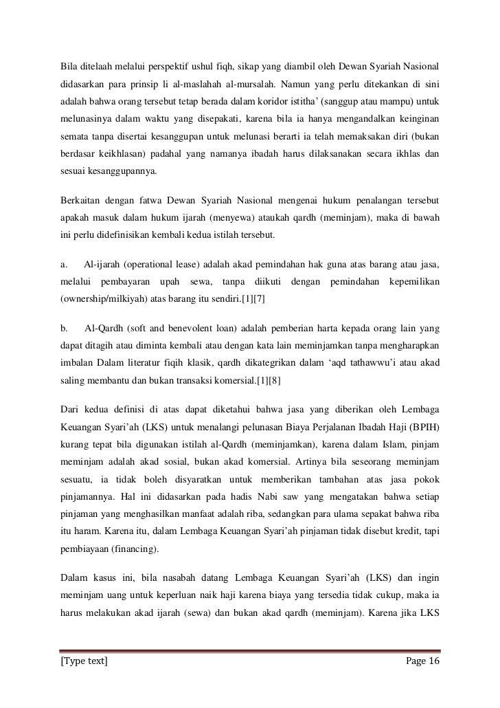 Makalah Qardh Al Hasan