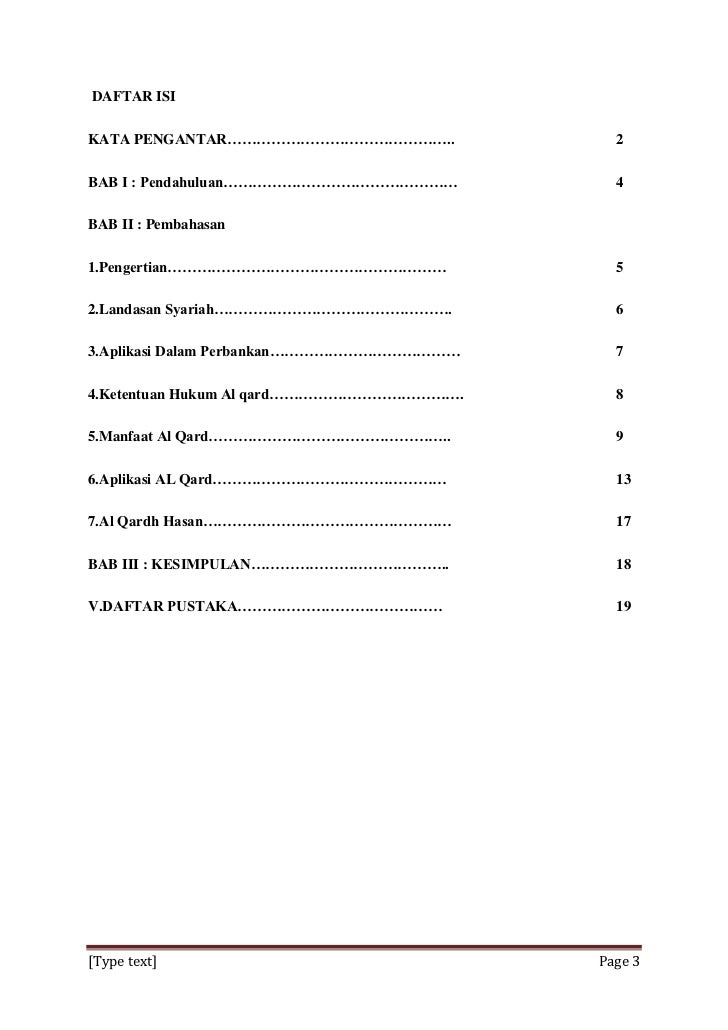 Makalah Qardh Al Hasan