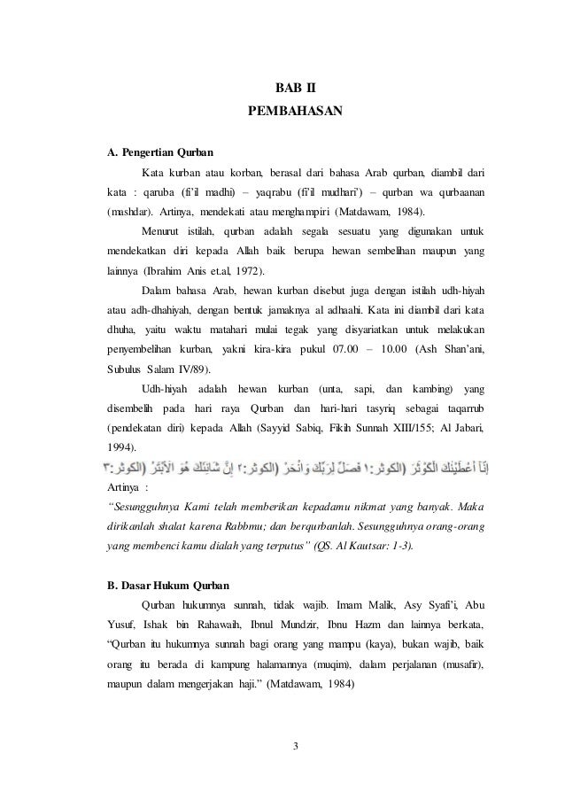 Makalah Qurban