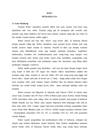 Penyakit Rabies | DOCX