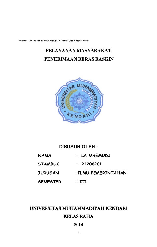 Makalah raskin