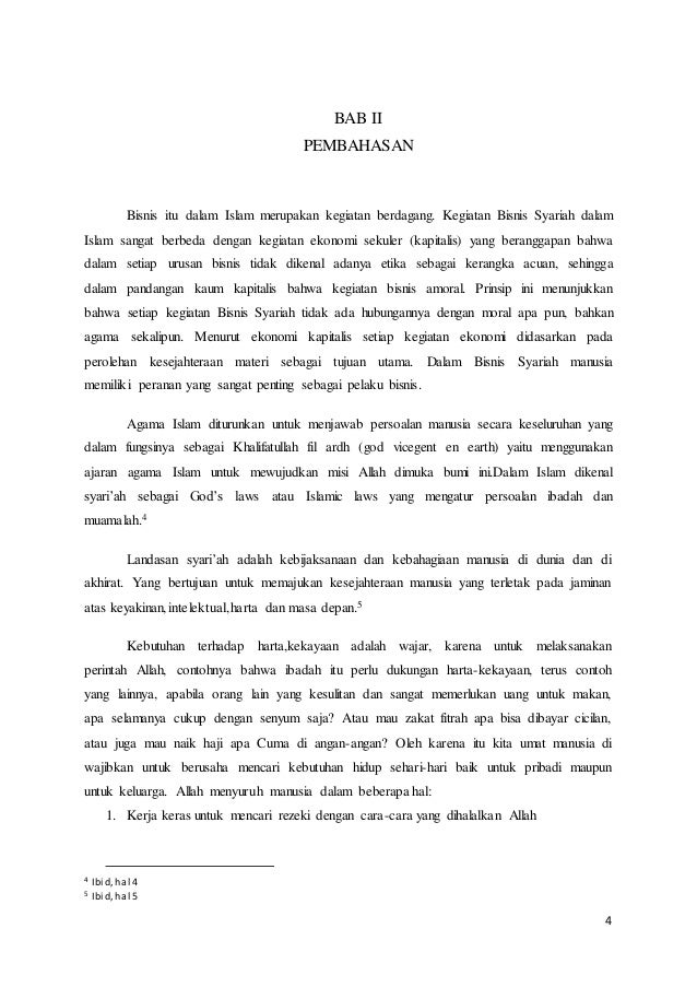 Regulasi Undang Undang Bisnis Syari Ah