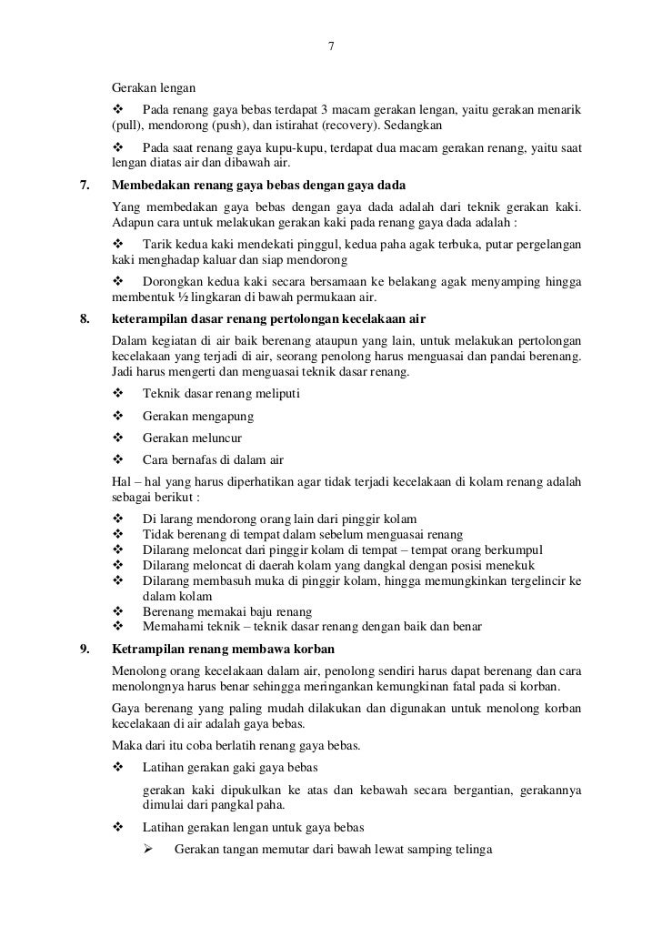 Makalah Renang Makalah Renang