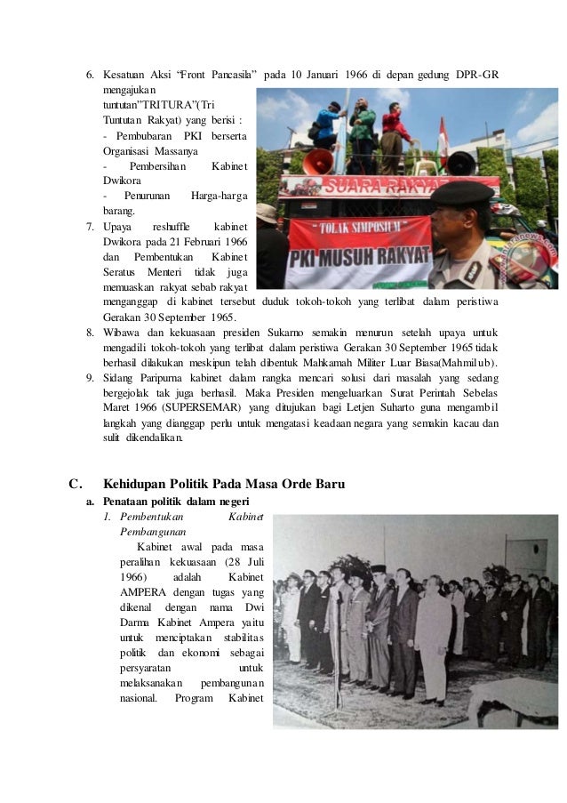 Makalah Sejarah Indonesia Pada Masa Orde Baru dan Reformasi