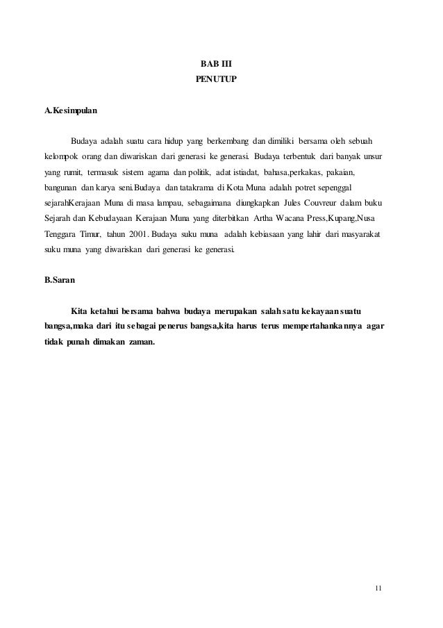 Makalah Sejarah Budaya Muna Sebelum Masuknya Islam