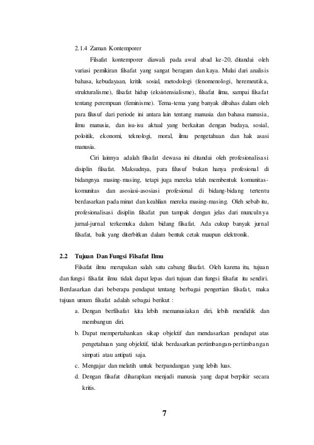 Makalah Sejarah Dan Perkembangan Filsafat Pendidikan