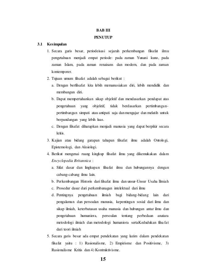 Makalah Sejarah Dan Perkembangan Filsafat Pendidikan