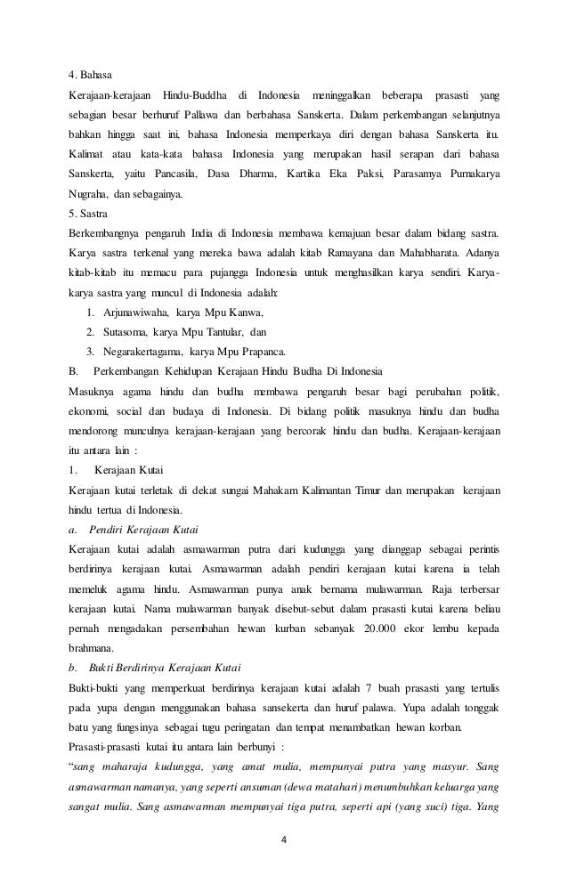 Contoh Makalah Sejarah Kerajaan Kutai