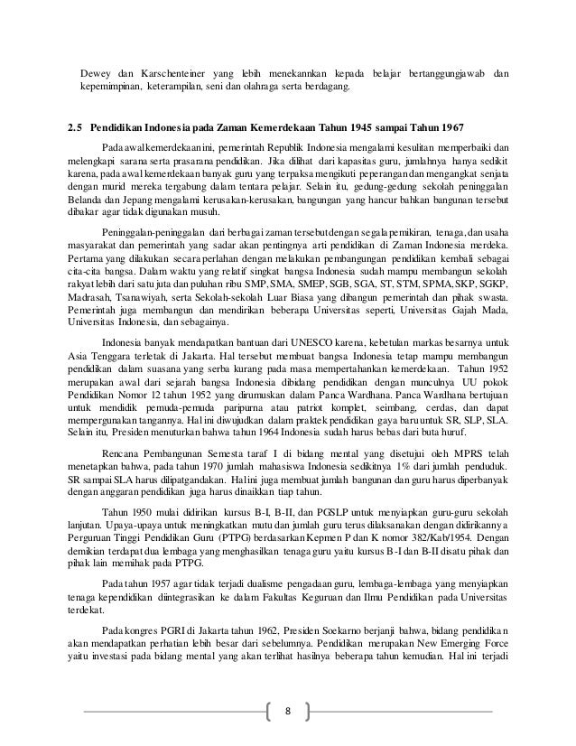 Makalah sejarah pendidikan di indonesia