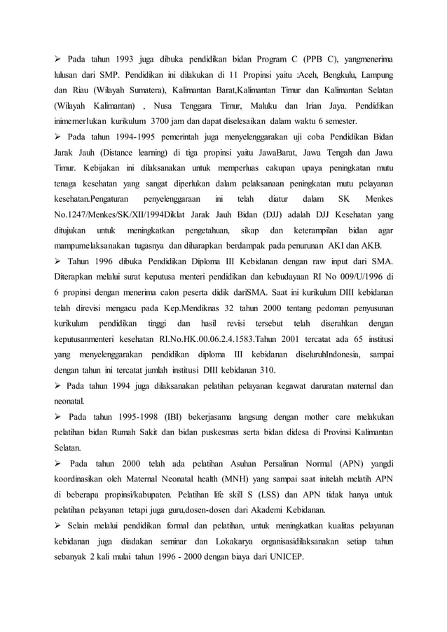Makalah sejarah perkembangan kebidanan di indonesia