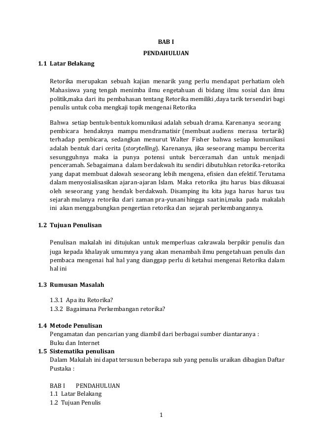 Makalah Sejarah Retorika