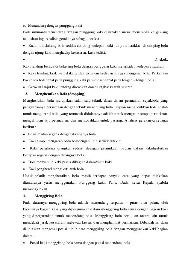 Makalah Sejarah Sepak Bola Makalah Sejarah Sepak Bola