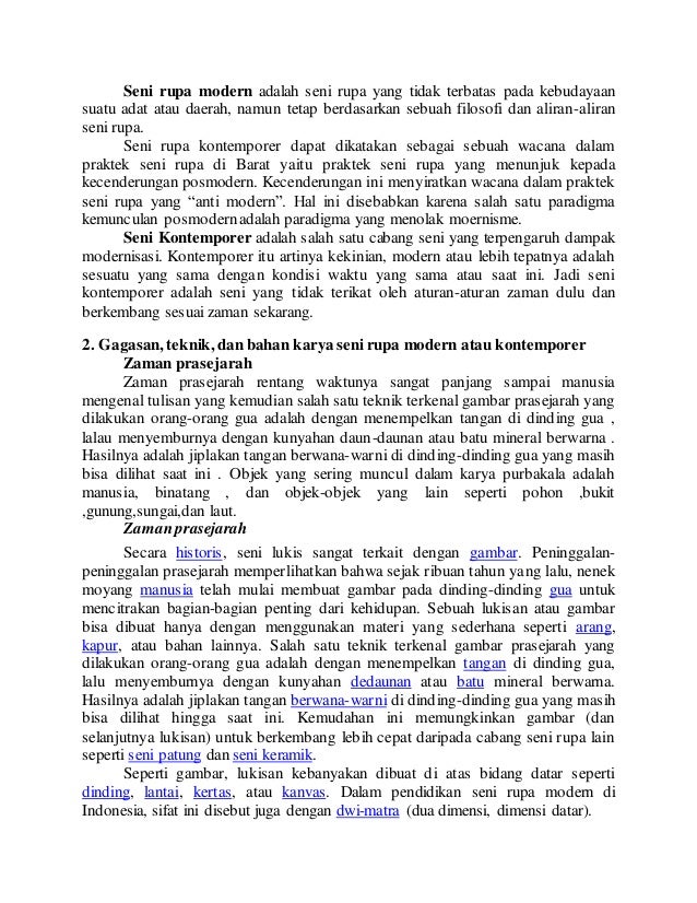 Makalah Seni Rupa Tradisional