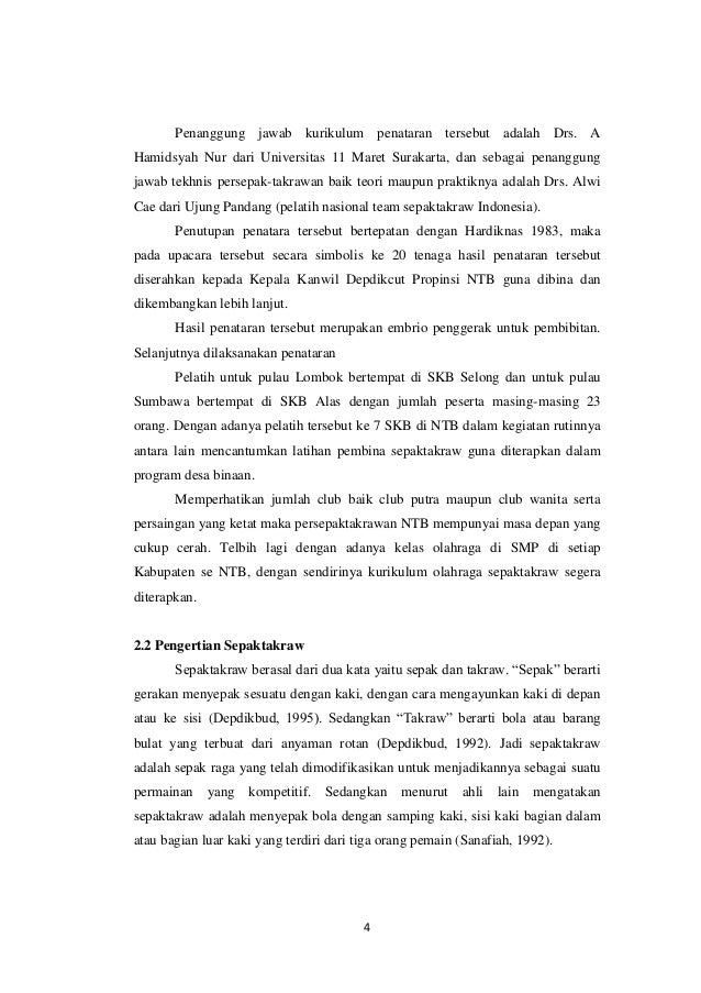 Makalah sepak takraw yayang