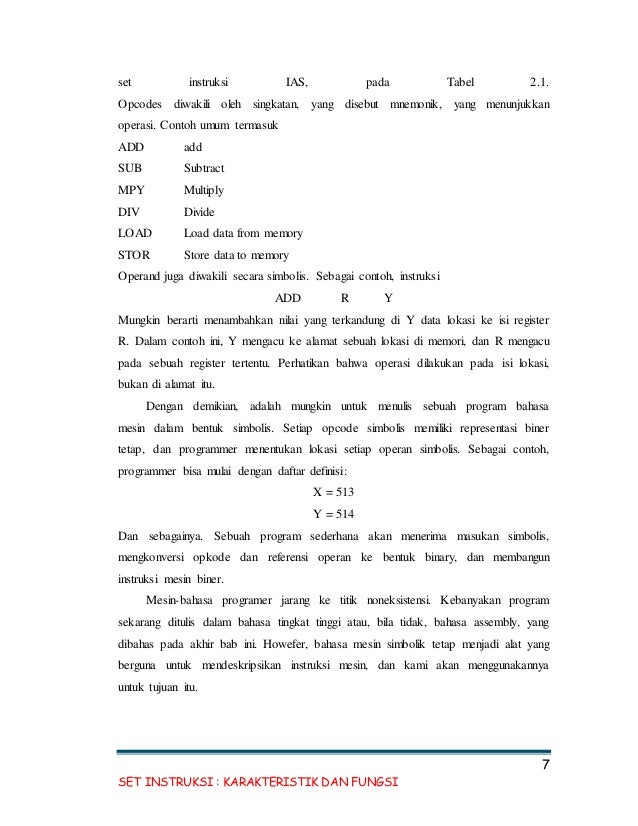Makalah Format Instruksi | makalah set instruksi Makalah Format Instruksi | makalah set instruksi