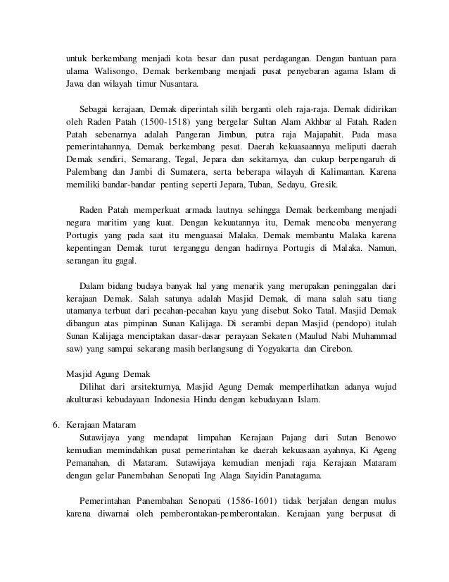 Makalah Kerajaan Kerajaan Islam Di Indonesia