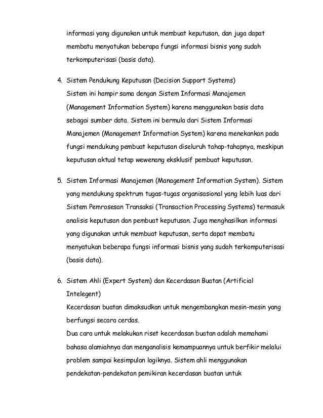 Sistem Informasi Manajemen Berbasis Komputer