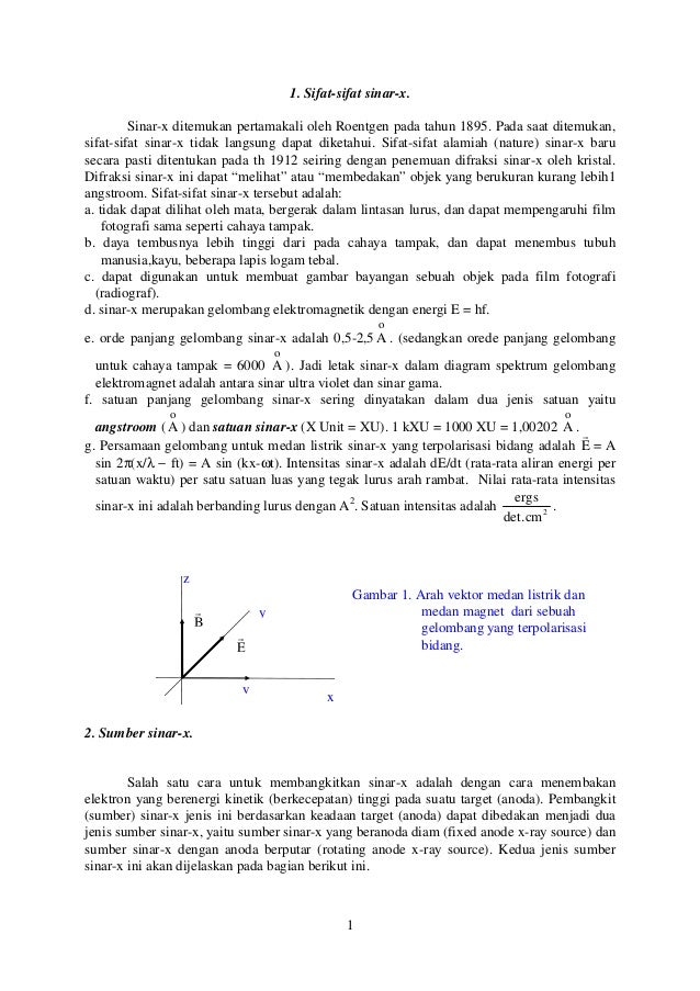 Makalah Sinar X