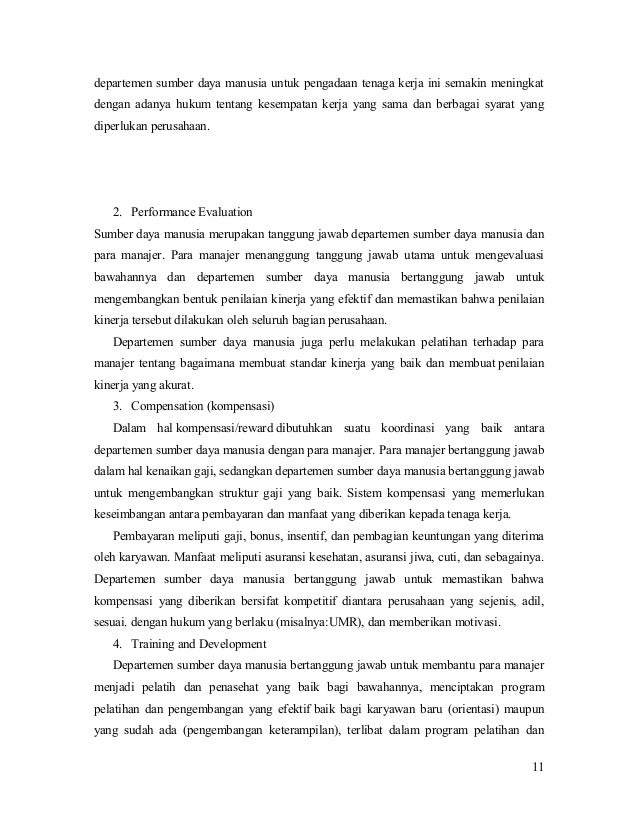 Makalah Sistem Informasi Sumber Daya Manusia Sdm