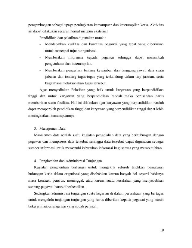 Makalah Sistem Informasi Sumber Daya Manusia Sdm