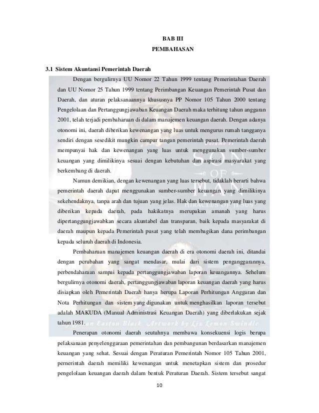 Makalah Sistem Akuntansi Pemerintah Daerah