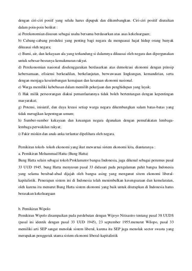 Makalah sistem ekonomi Makalah sistem ekonomi