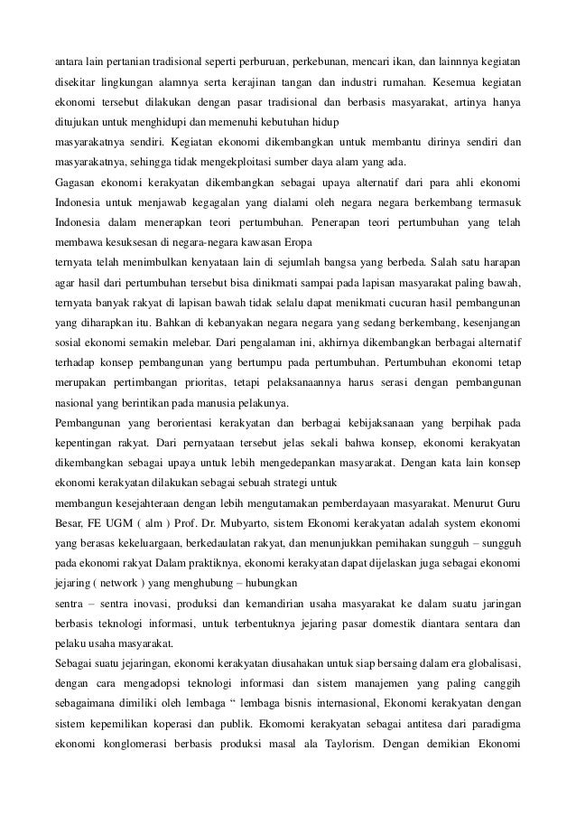 Makalah sistem ekonomi 