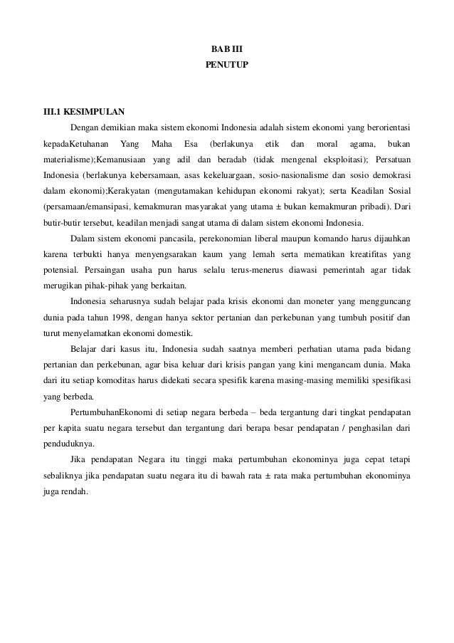 Makalah Sistem Ekonomi