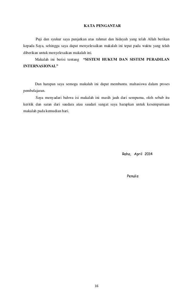 Makalah Sistem Hukum Dan Peradilan Internasional Makalah Sistem Hukum Dan Peradilan Internasional