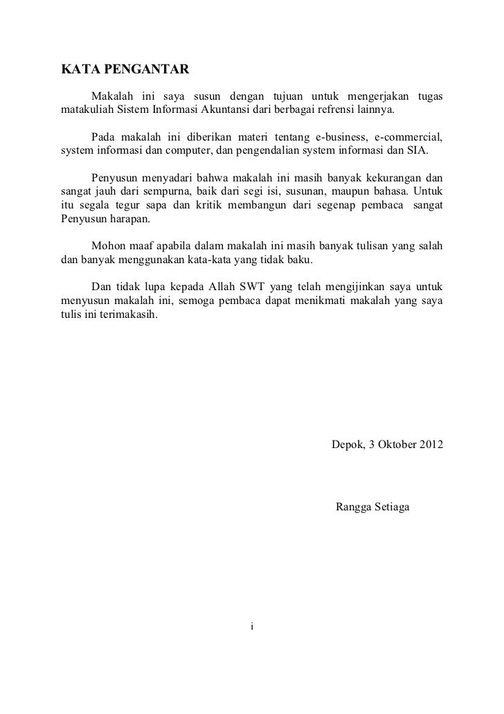 Makalah Sistem Informasi Akuntansi