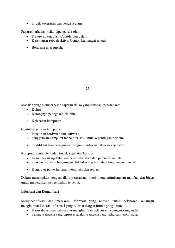 Makalah Sistem Informasi Akuntansi