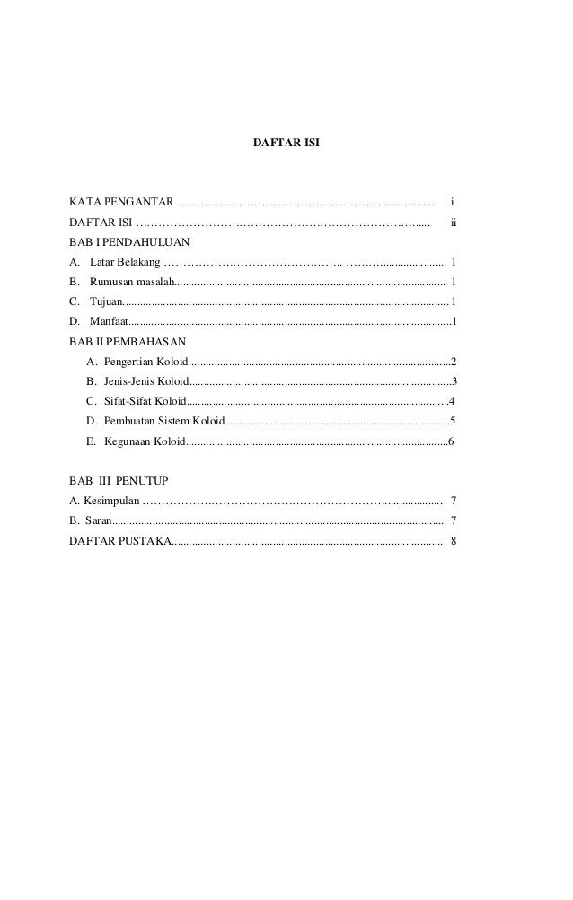 Makalah Sistem Koloid