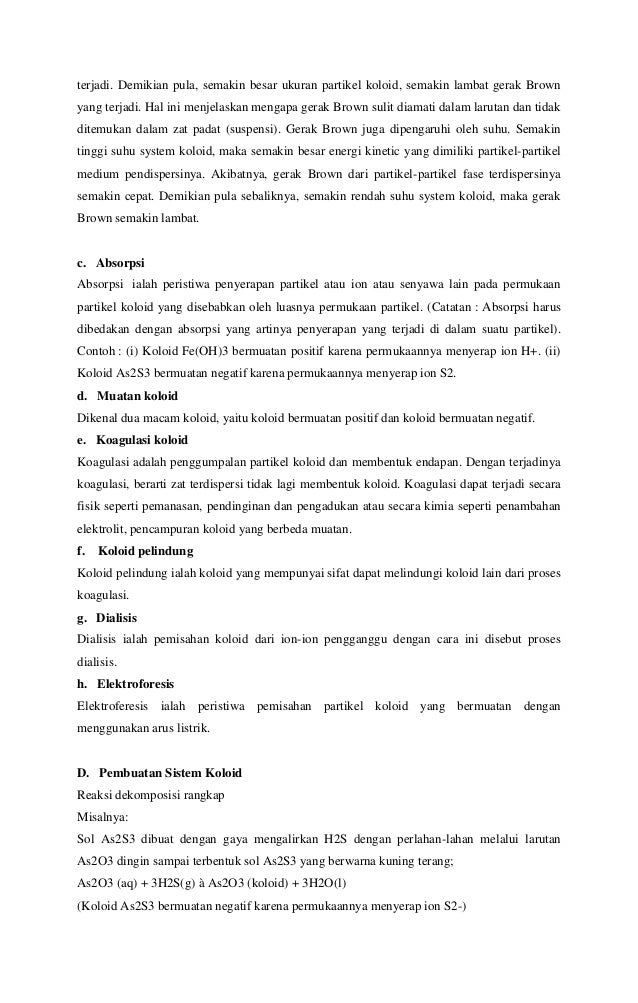 Makalah Sistem Koloid