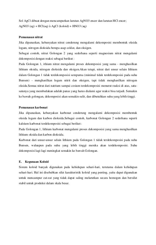 Makalah Sistem Koloid