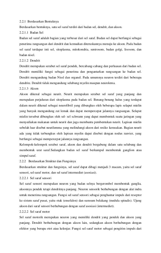 Makalah sistem persarafan