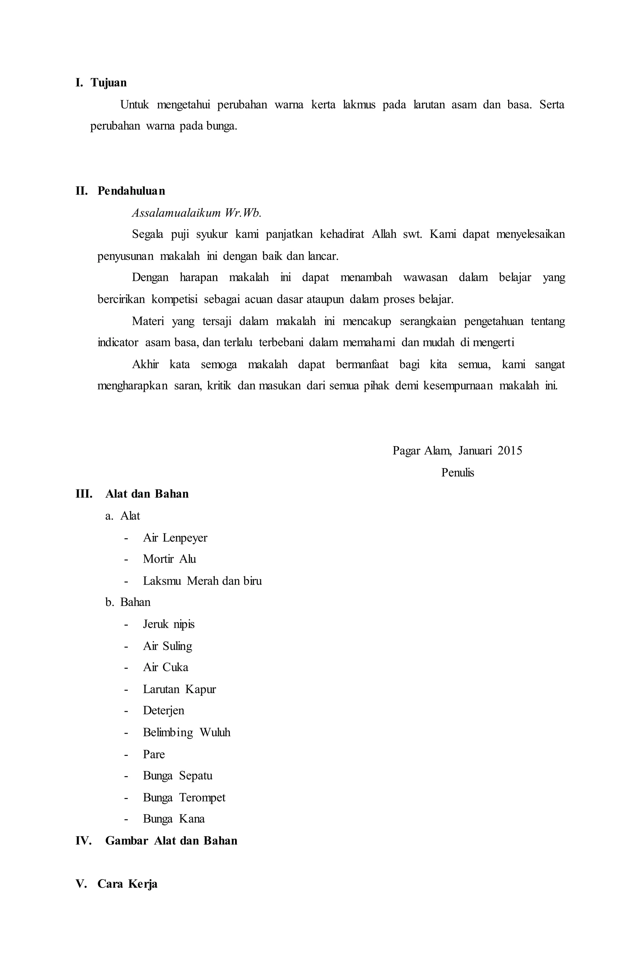 Makalah sma kimia sma 2 | PDF | Free Download