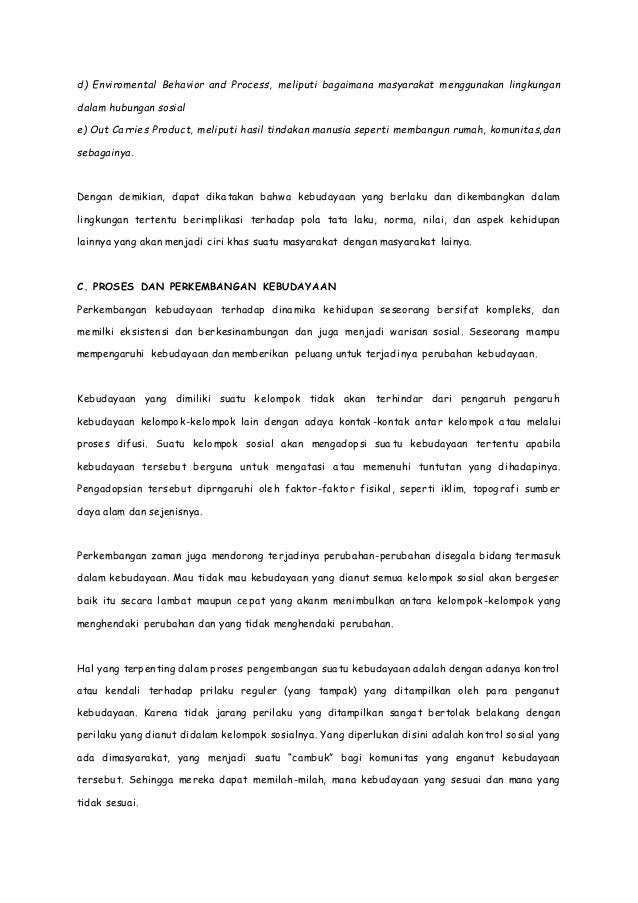 Faktor Penghambat Perubahan Sosial Budaya