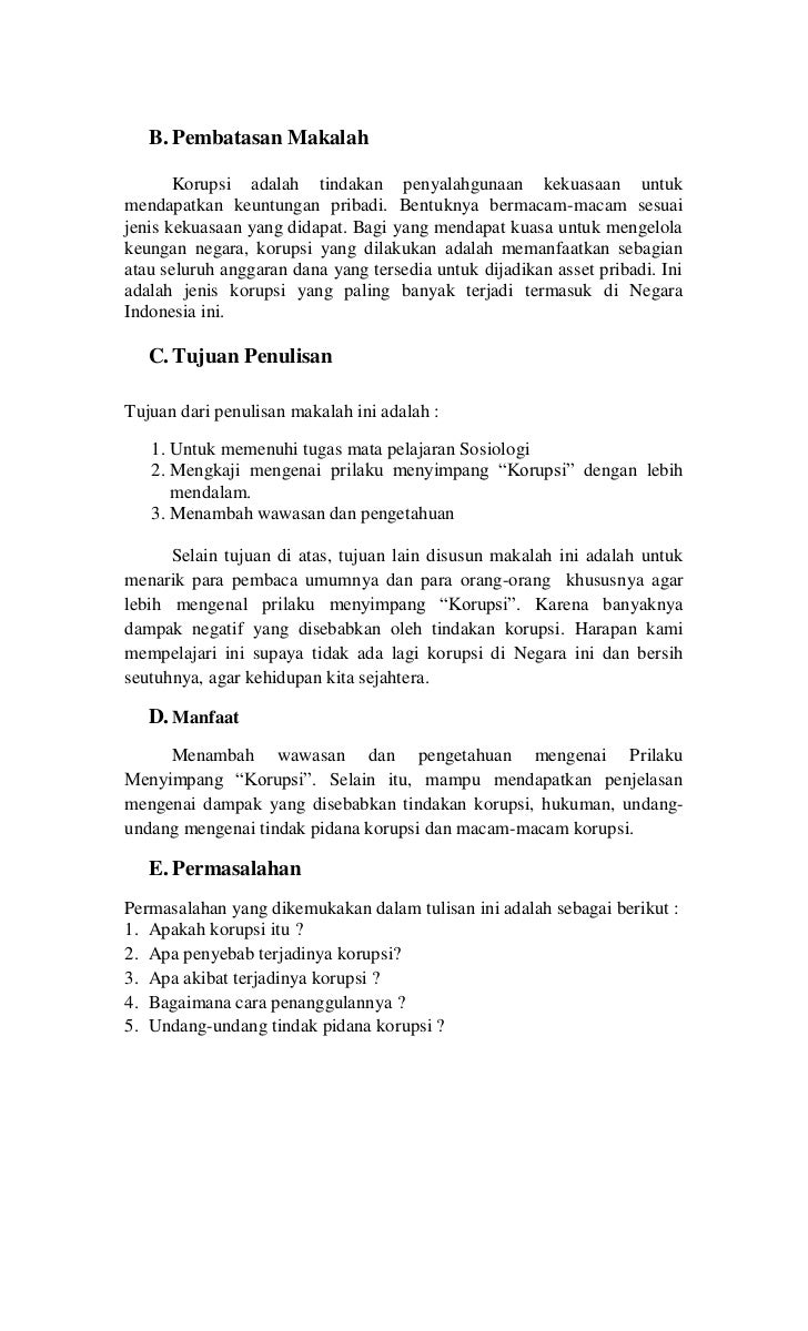 Makalah sosiologi korupsi
