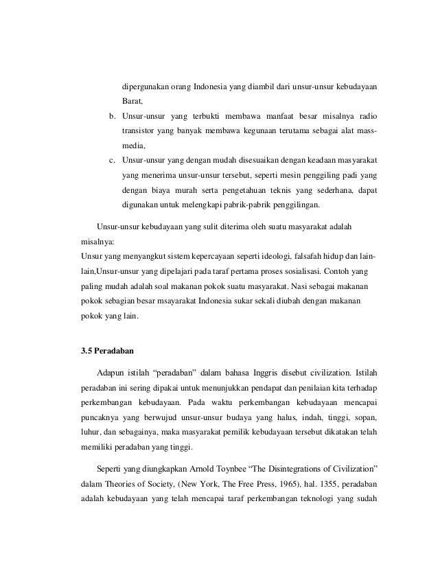 Makalah sosiontropologi kebudayaan