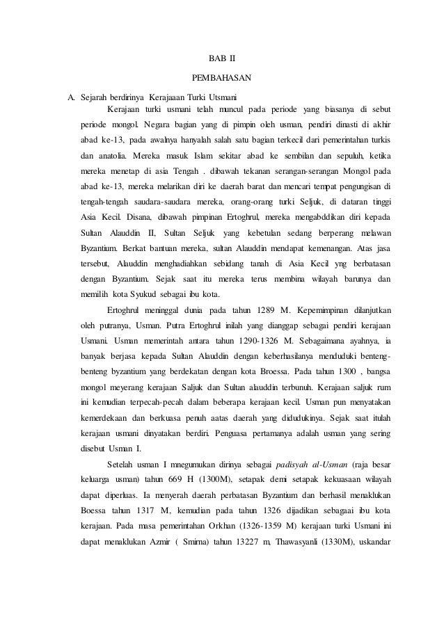 Makalah Spi Turki Usmani