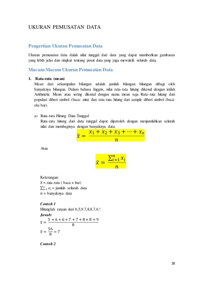 Makalah Statistika Dasar