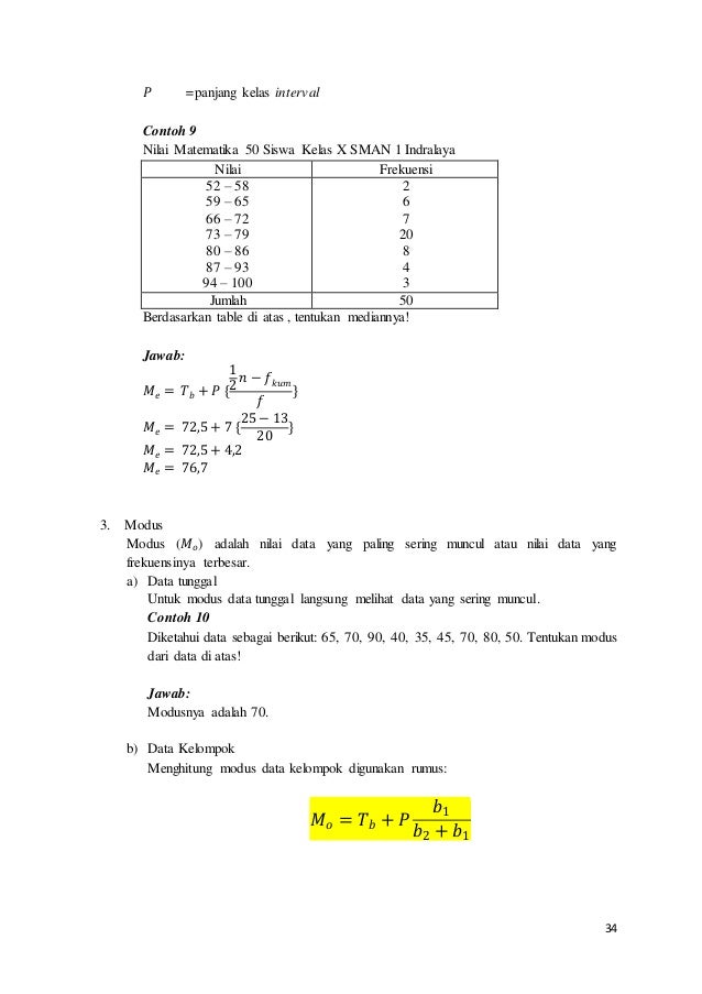 Makalah Matematika Statistika Sma Kelas 12 Ruang Ilmu Makalah Matematika Statistika Sma Kelas 12 Ruang Ilmu