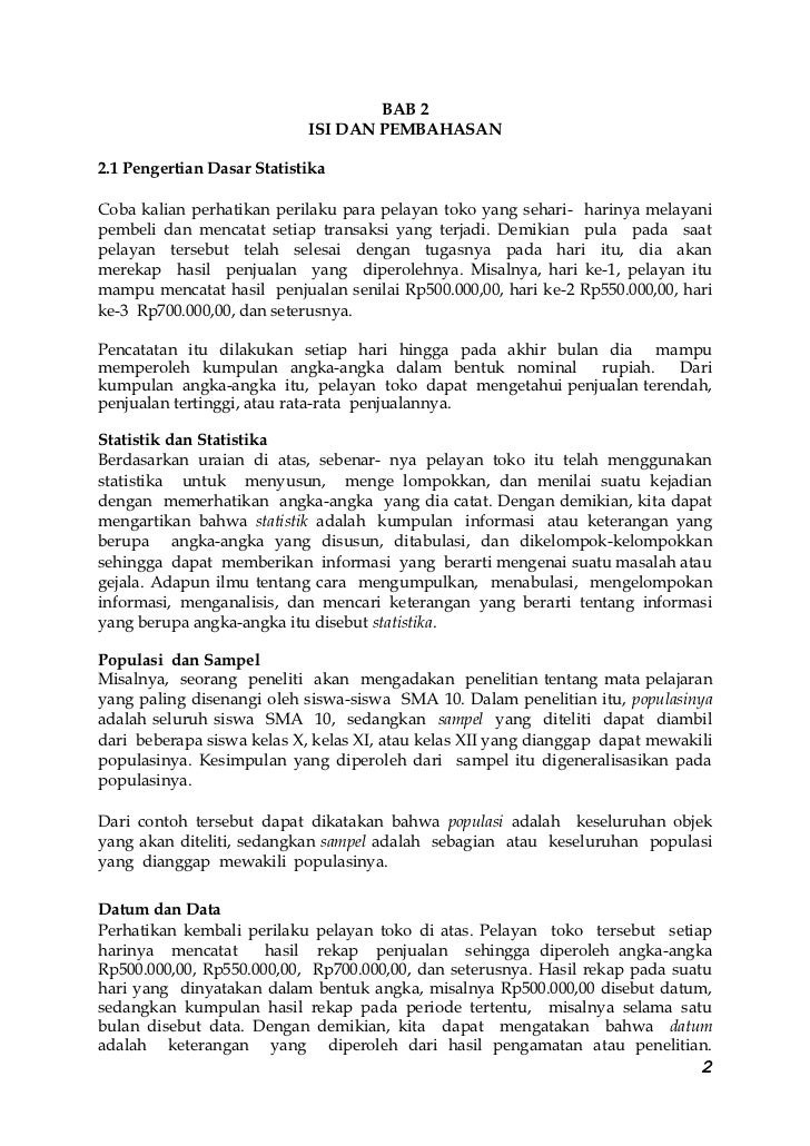Makalah Statistika