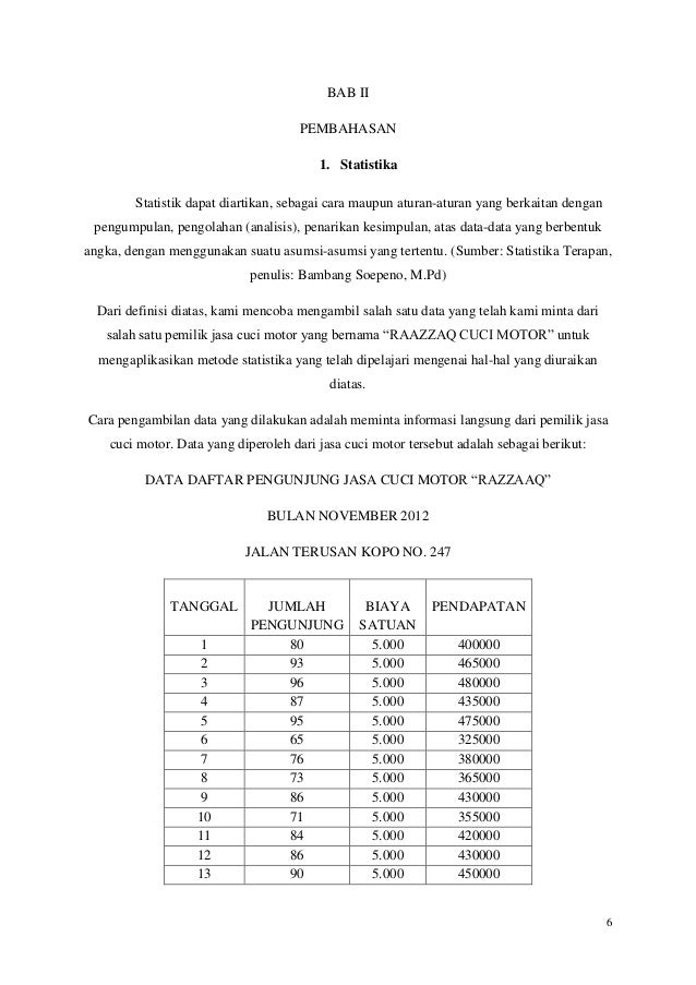 Makalah Statistika Analisis Teknik Penelitian