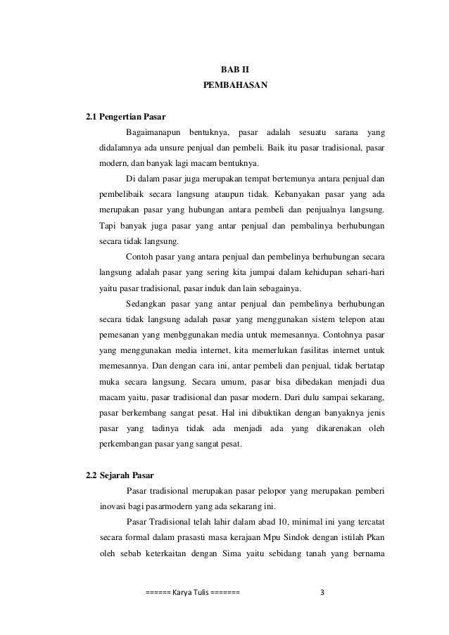 Makalah struktur pasar