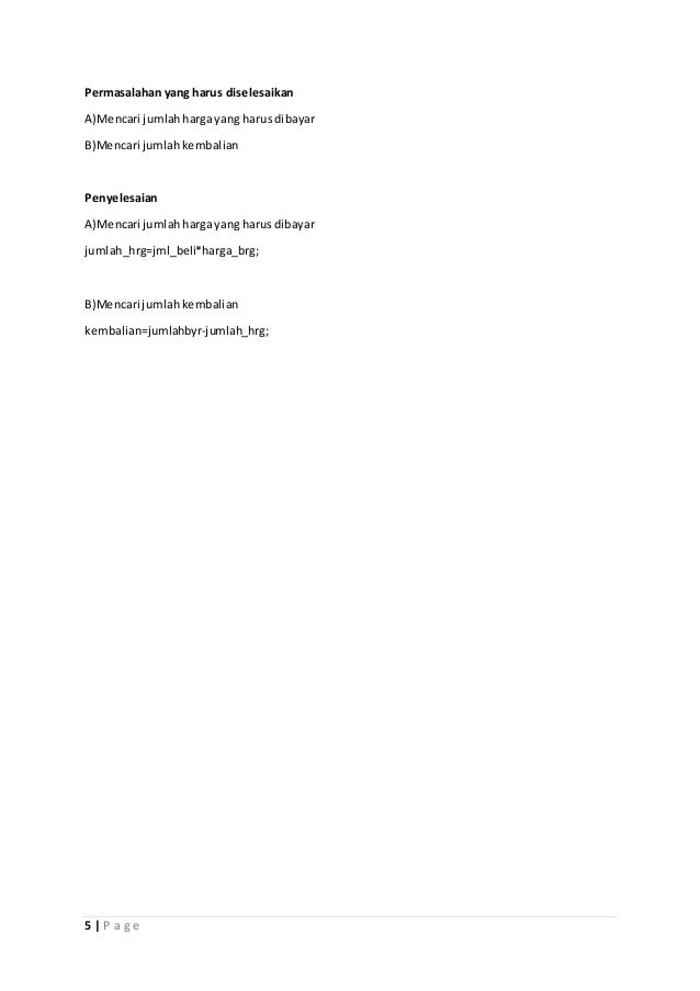 Makalah Program Kasir Java Netbeans