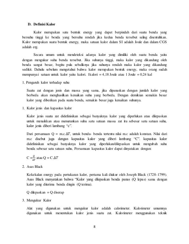 Makalah Suhu Dan Kalor Makalah Suhu Dan Kalor